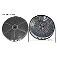 Alapure Aktivkohlefilter geeignet für Ignis 484000008824 / AMC072 (2 Stck.)